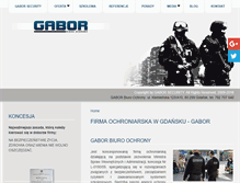 Tablet Screenshot of gabor-security.pl